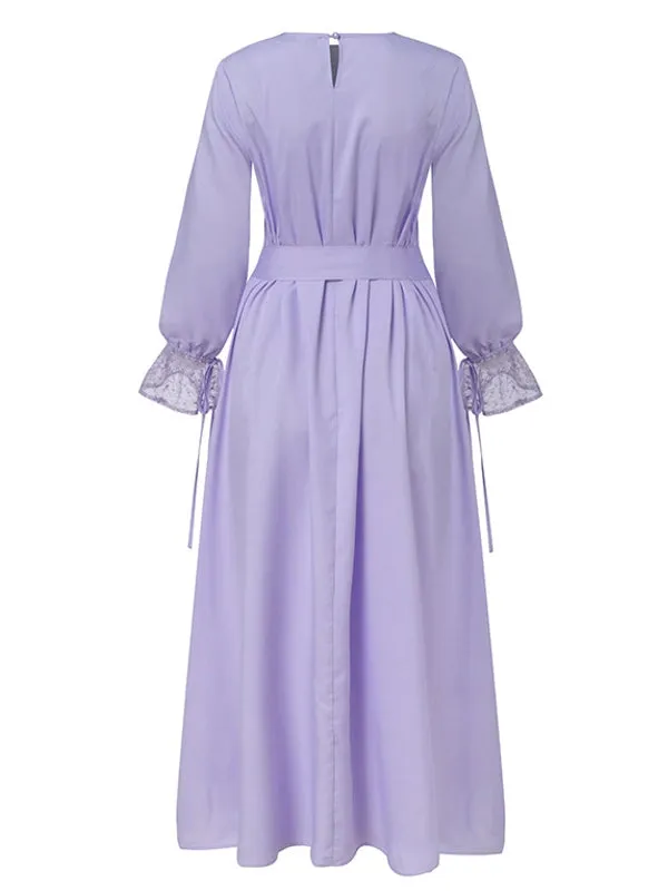 Abaya Hijab Long Sleeve Casual Muslim Dress Maxi Dresses