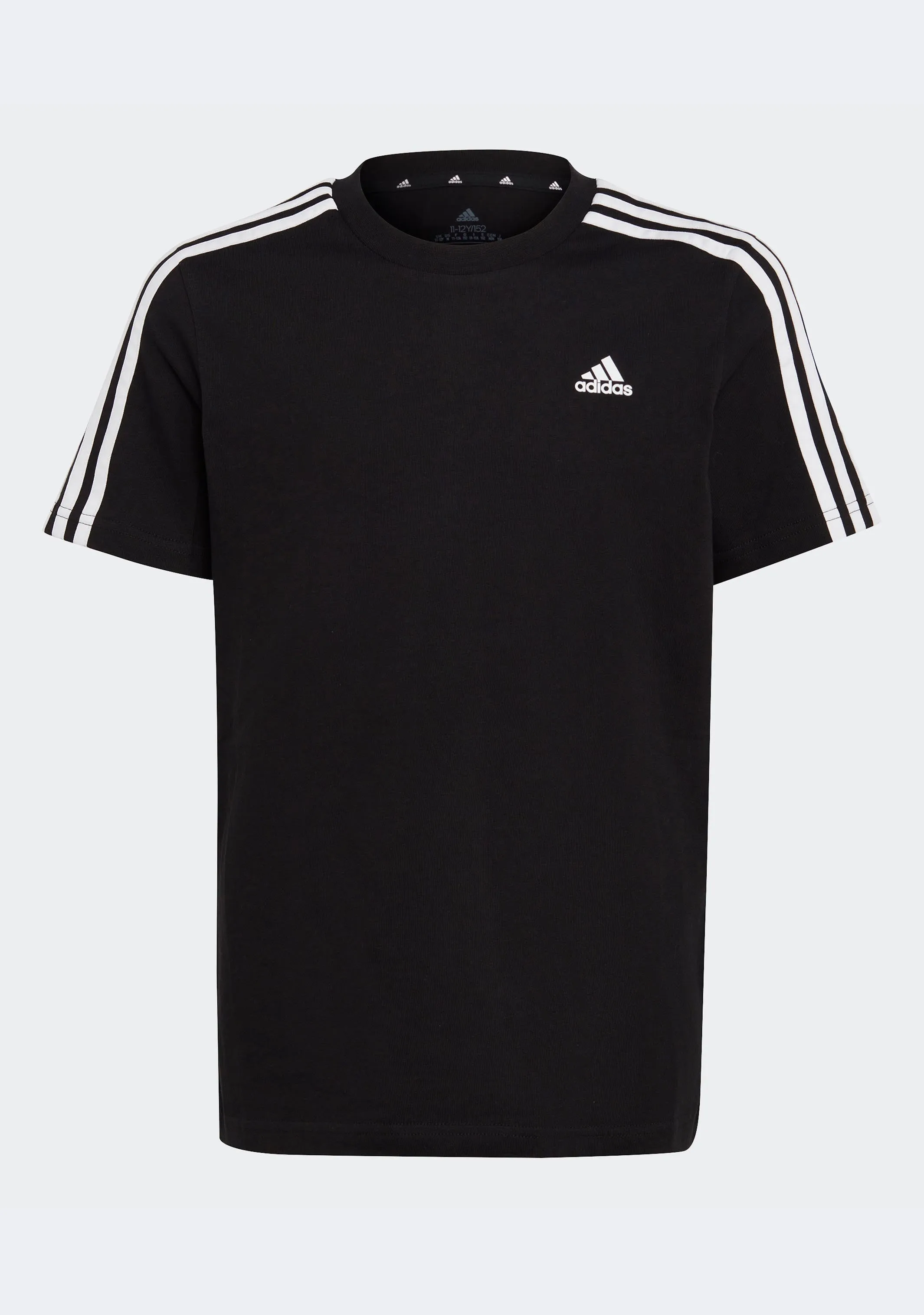 Adidas Kids’ Essentials 3-Stripes Cotton Tee