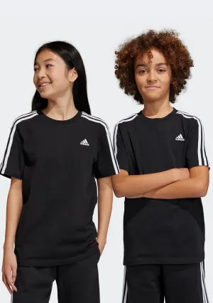 Adidas Kids’ Essentials 3-Stripes Cotton Tee