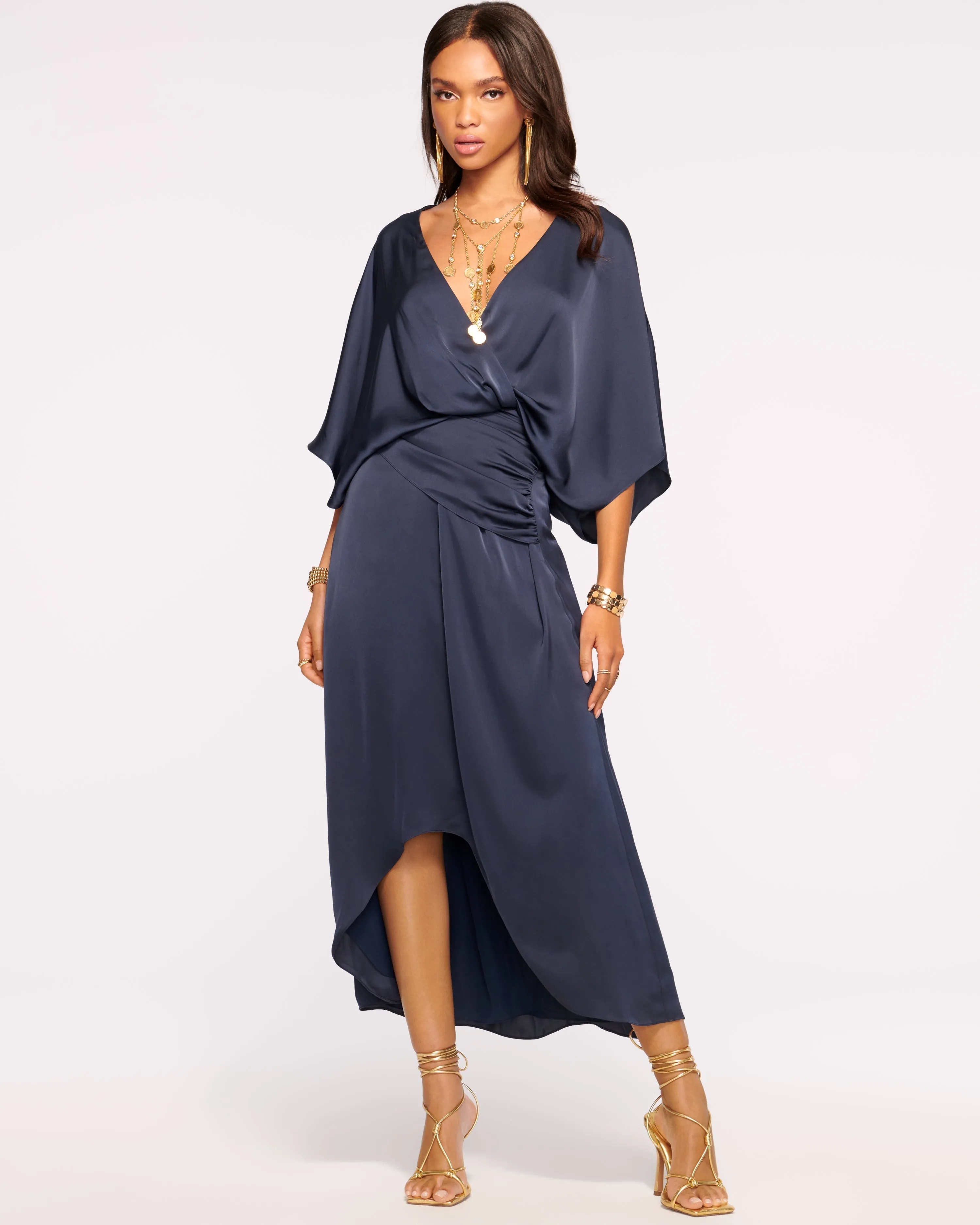 Adiel Wrap Midi Dress