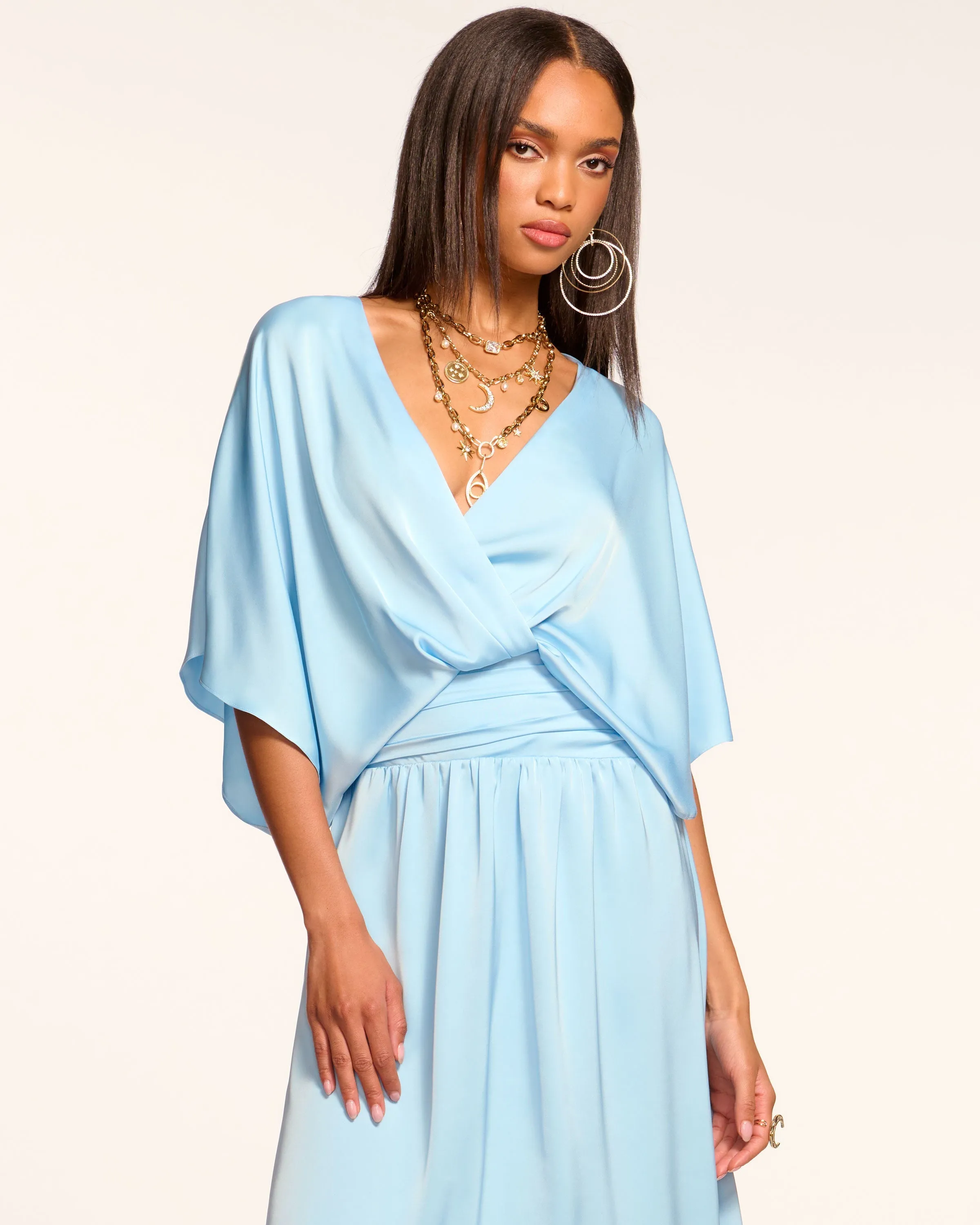 Adiel Wrap Midi Dress