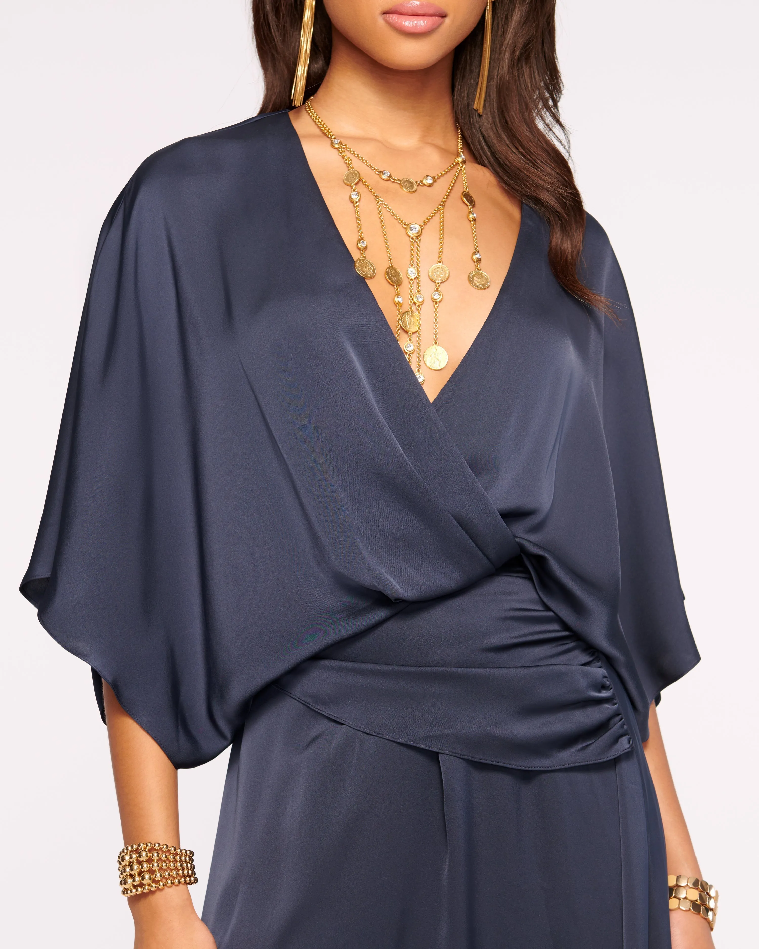 Adiel Wrap Midi Dress