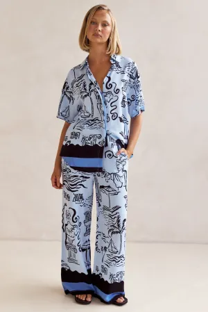 Alexandria Shirt (Blue)
