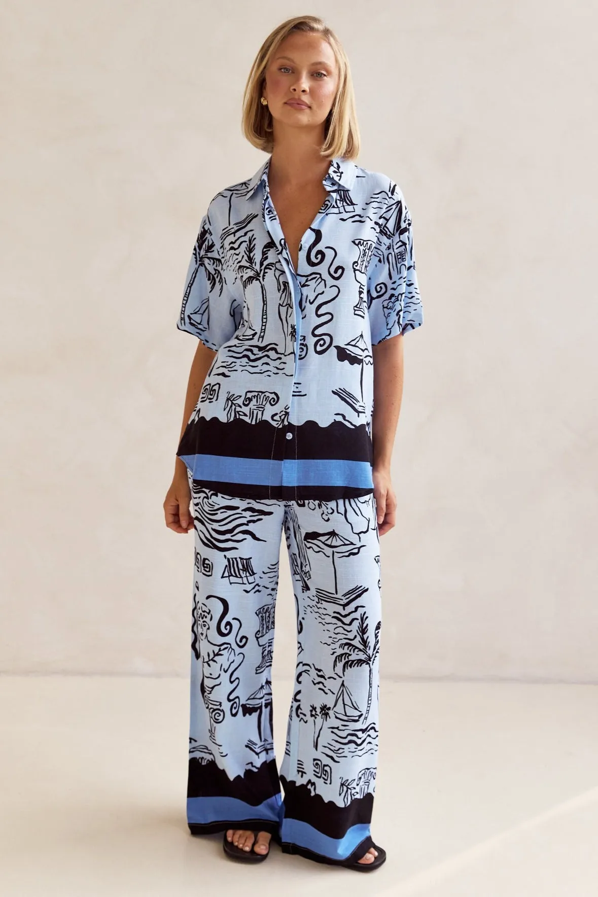 Alexandria Shirt (Blue)