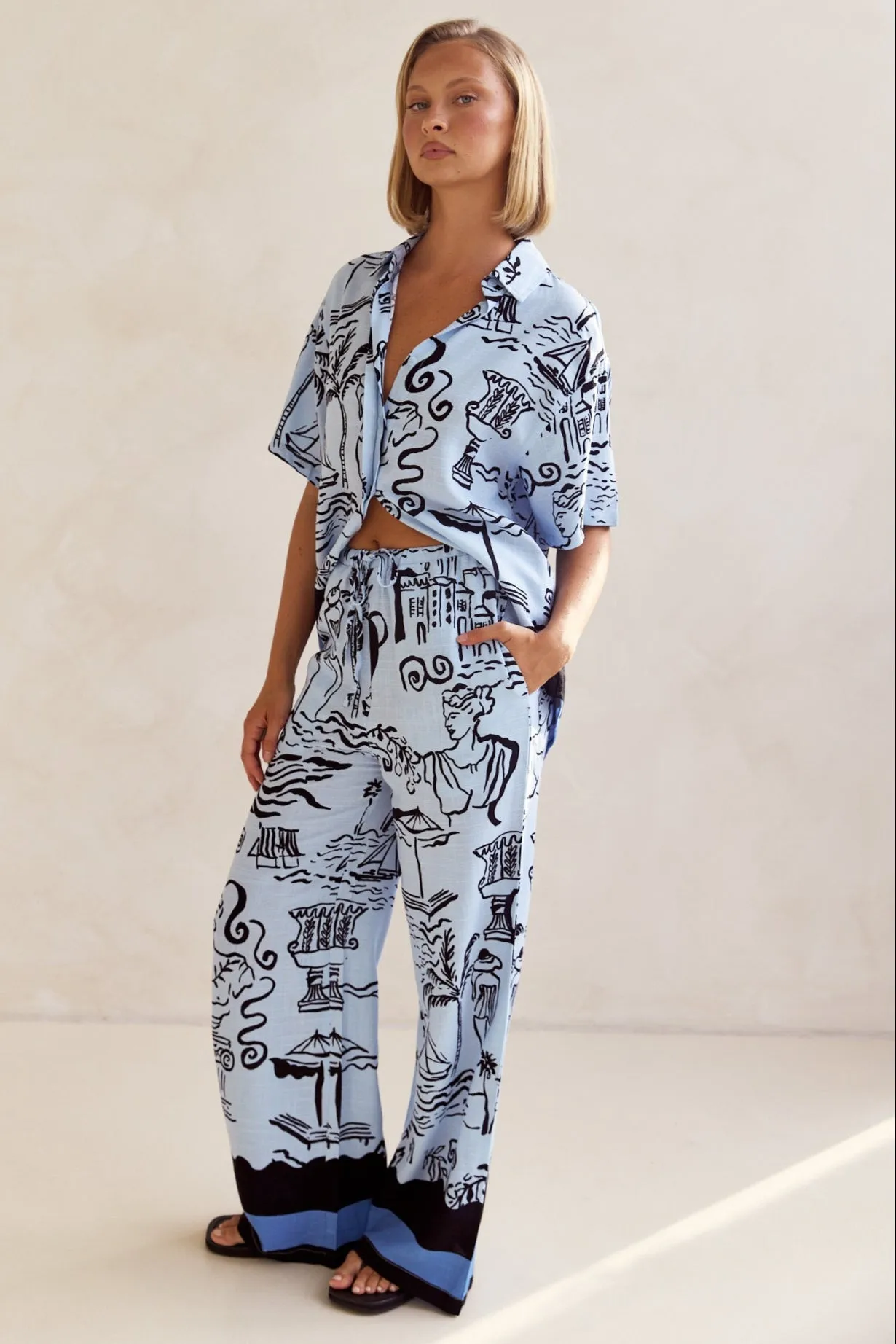 Alexandria Shirt (Blue)