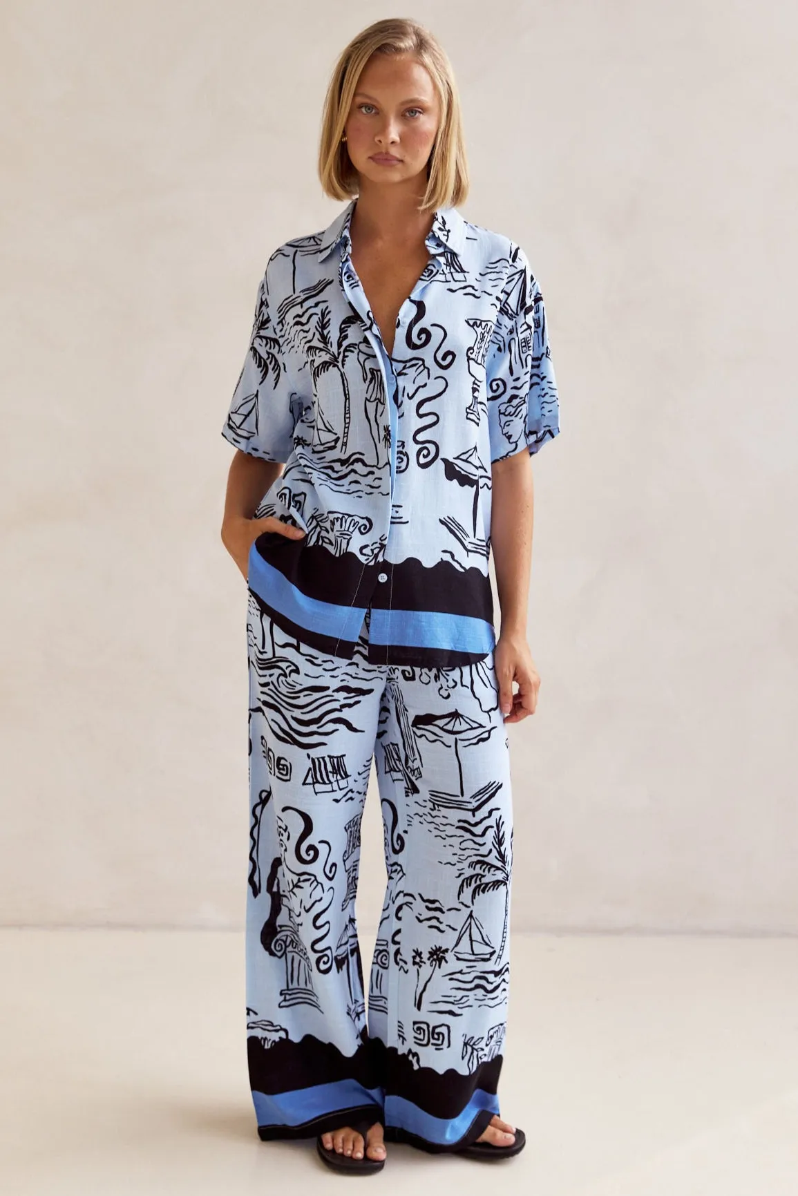 Alexandria Shirt (Blue)