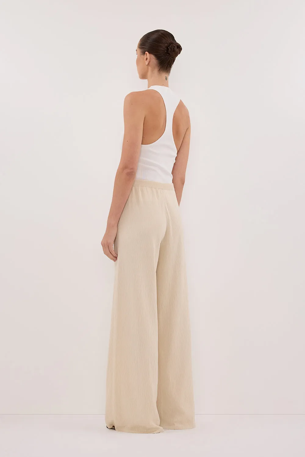 ALIAS NATURAL TEXTURED KNIT PANT