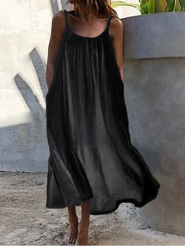 All White Dress For Plus Size Women Black Long Dress