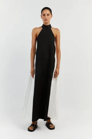 AURORA COTTON TWO TONE MIDI DRESS