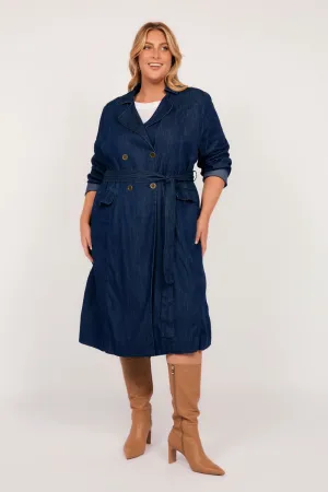 Avalee Long Line Trench Coat - COMBINED LISTING