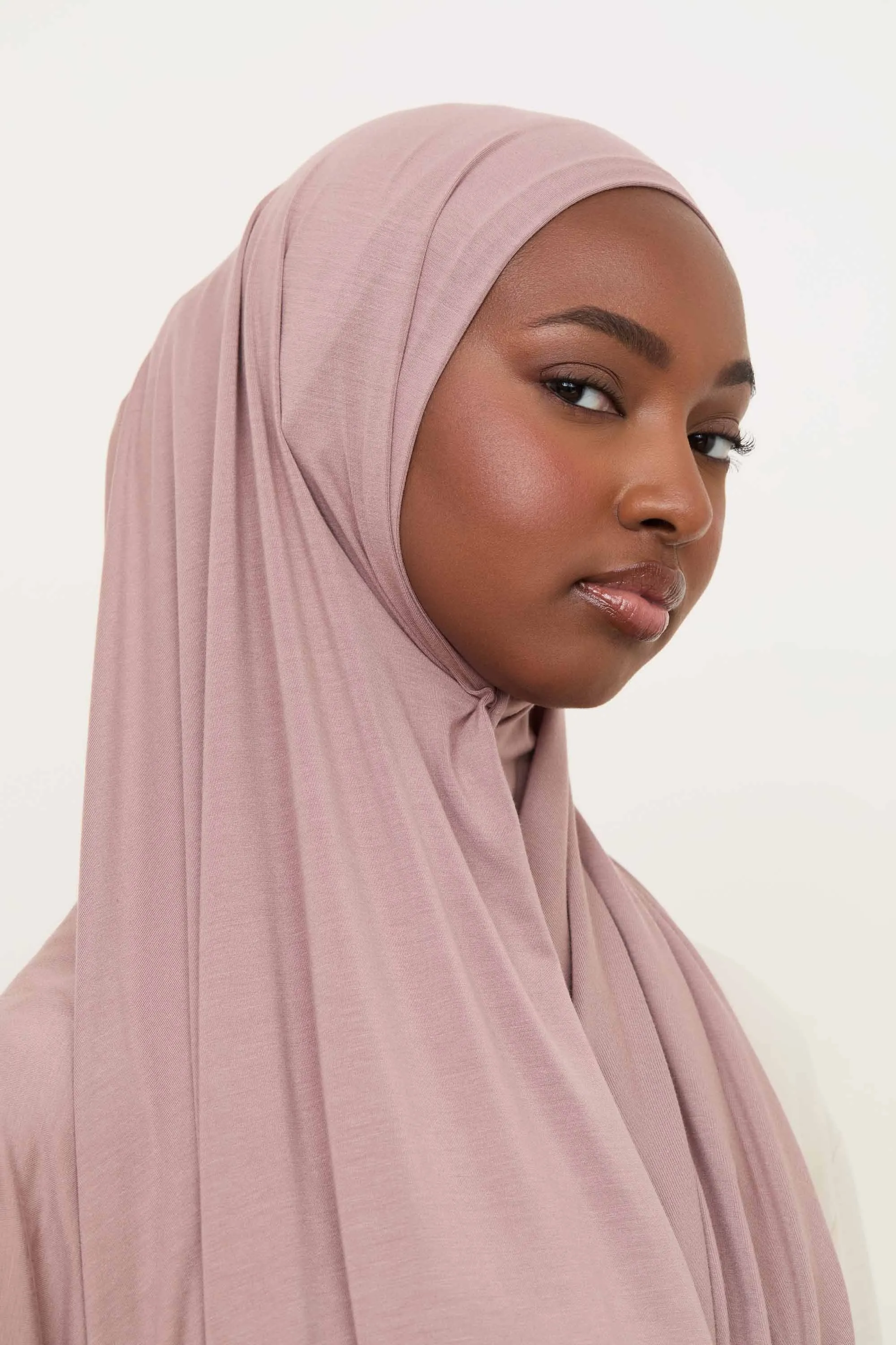 Bamboo Jersey Hijab - Truffle