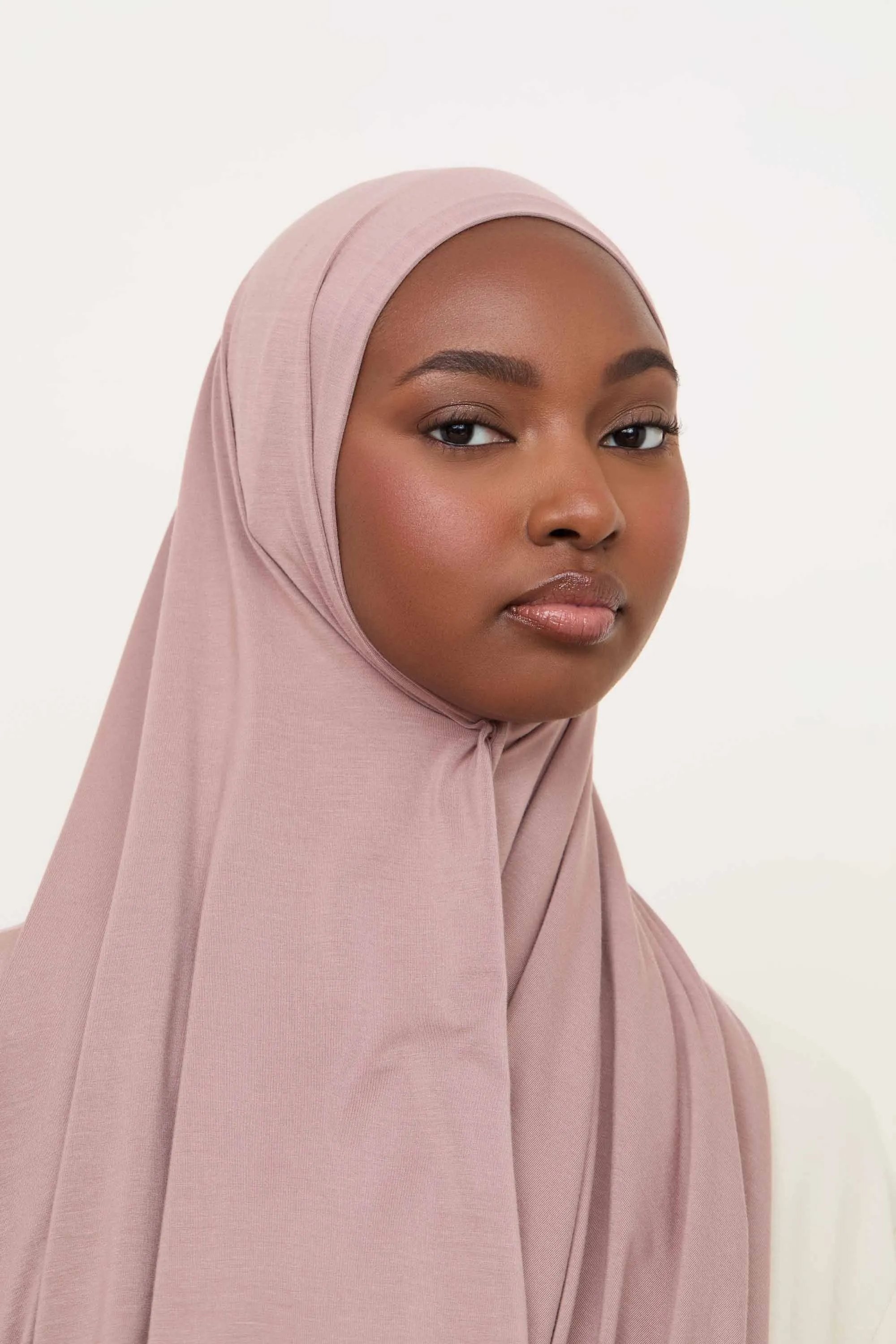 Bamboo Jersey Hijab - Truffle