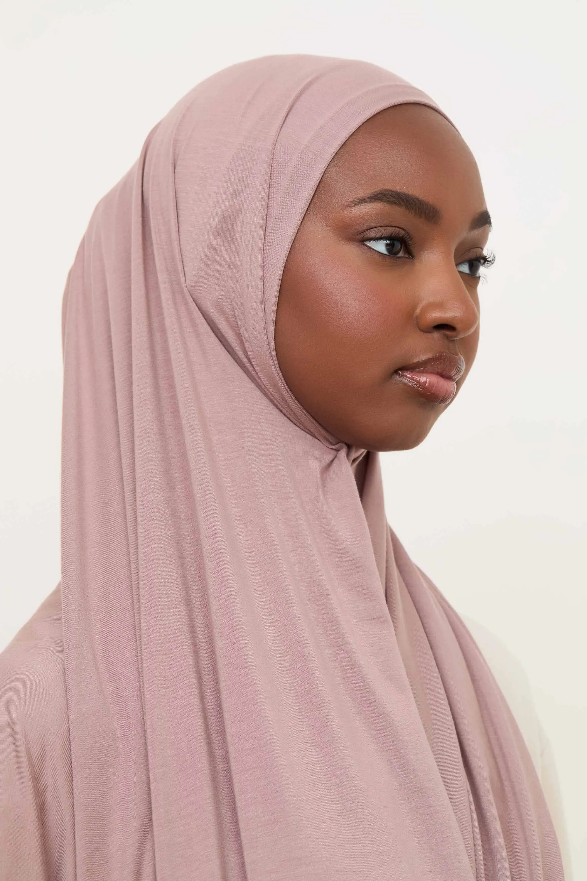 Bamboo Jersey Hijab - Truffle