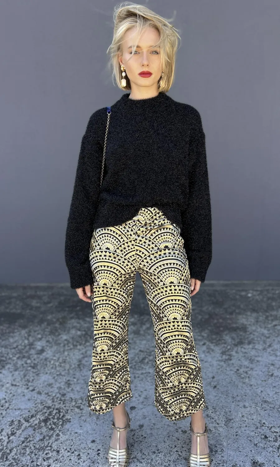 Beatrice b Lurex Crew Knit