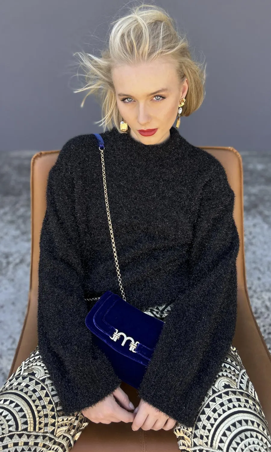 Beatrice b Lurex Crew Knit