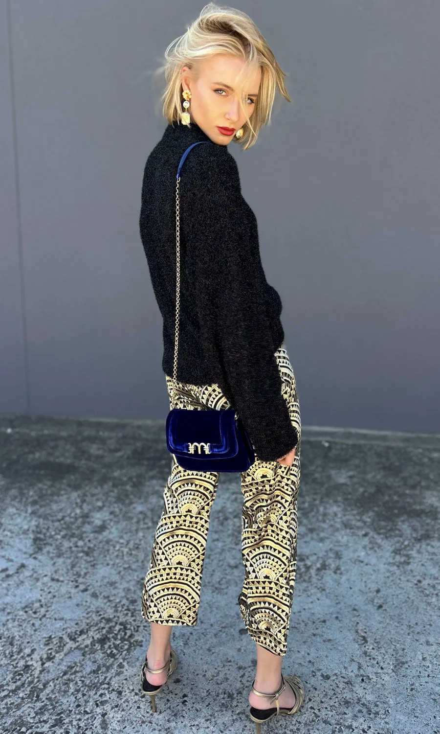 Beatrice b Lurex Crew Knit