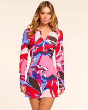 Berenice Jersey Long Sleeve Mini Dress