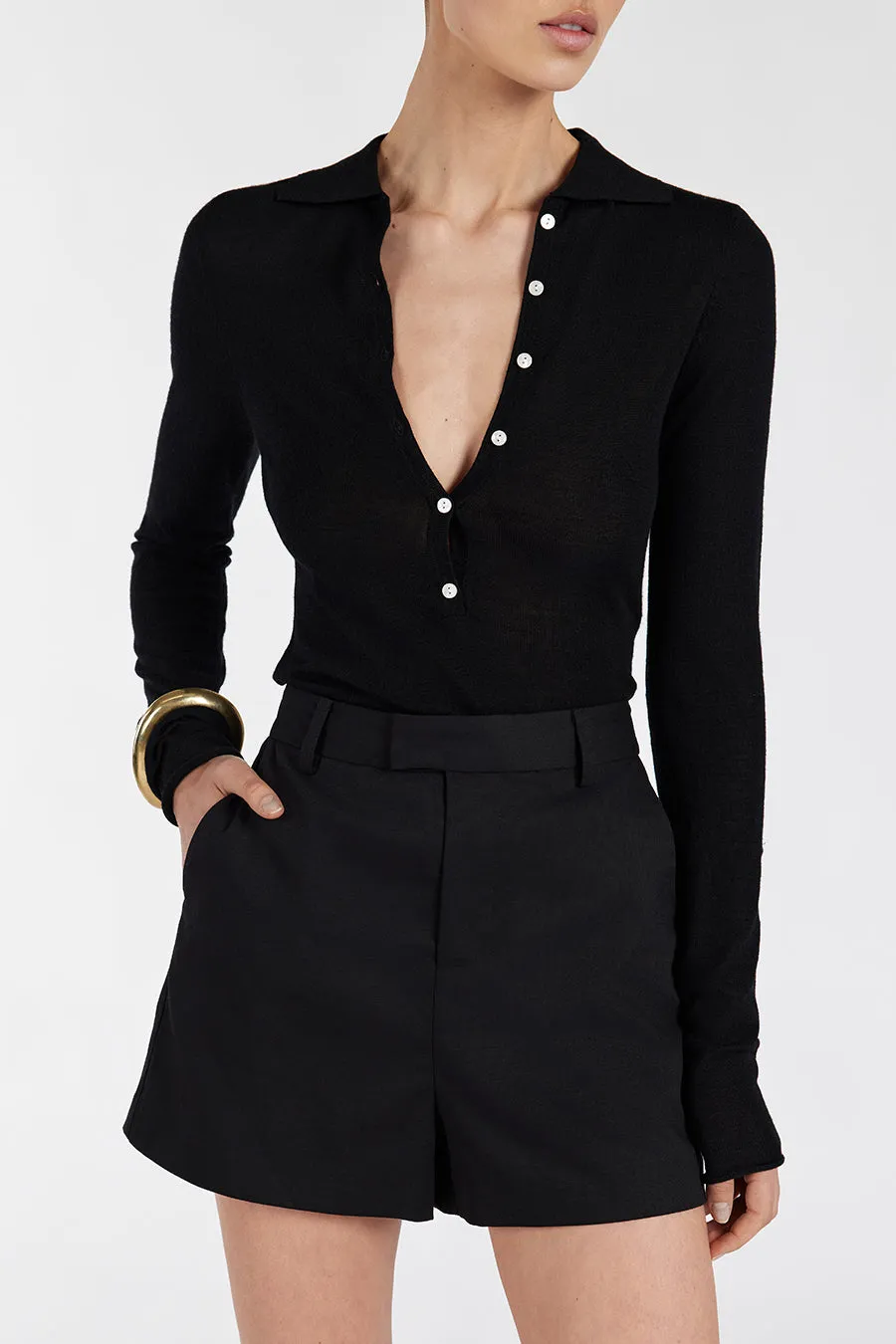 BIANCO BLACK SHORT