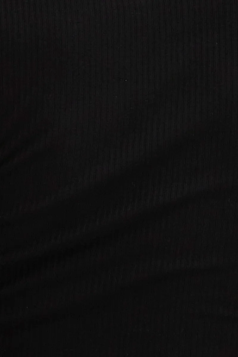 Black T Shirt Short Sleeve Crew Neck