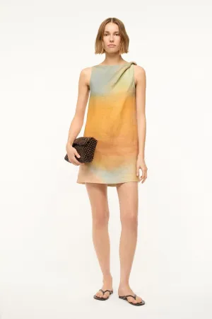 BOA LINEN DRESS | PASTEL CLOUDS