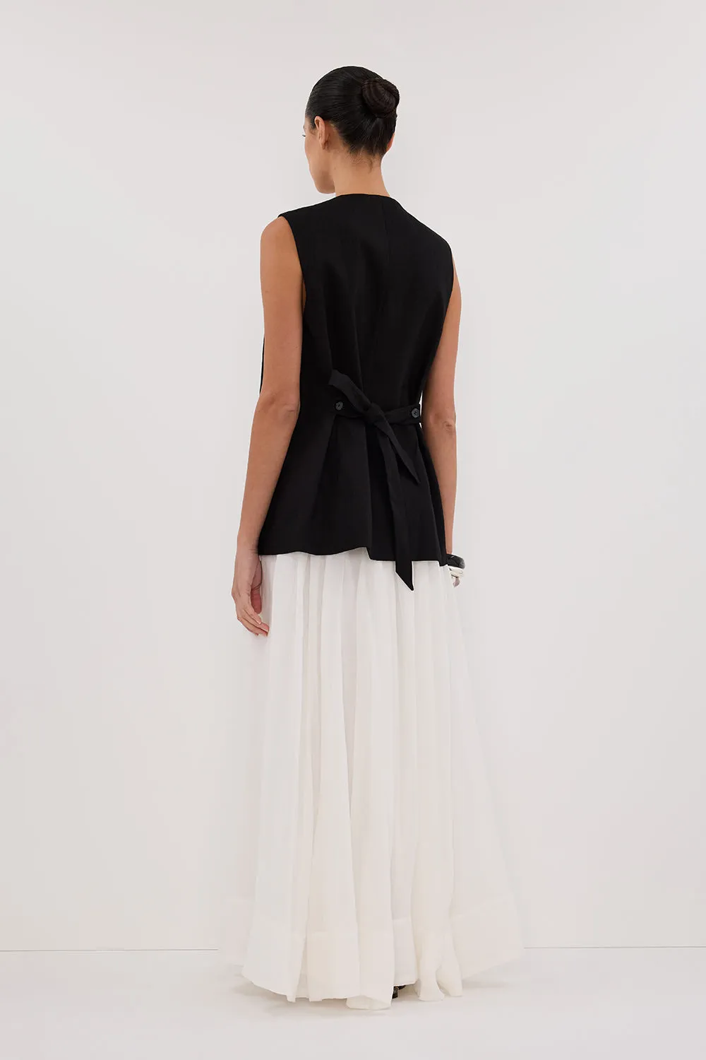 BRAX BLACK LONGLINE VEST