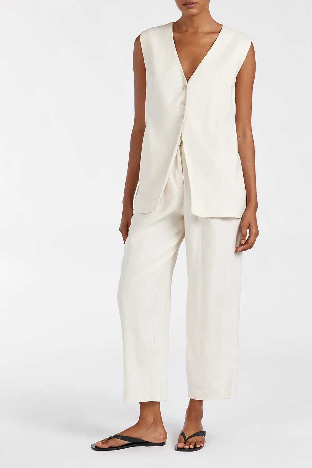 BRAX CREAM TAPERED PANT