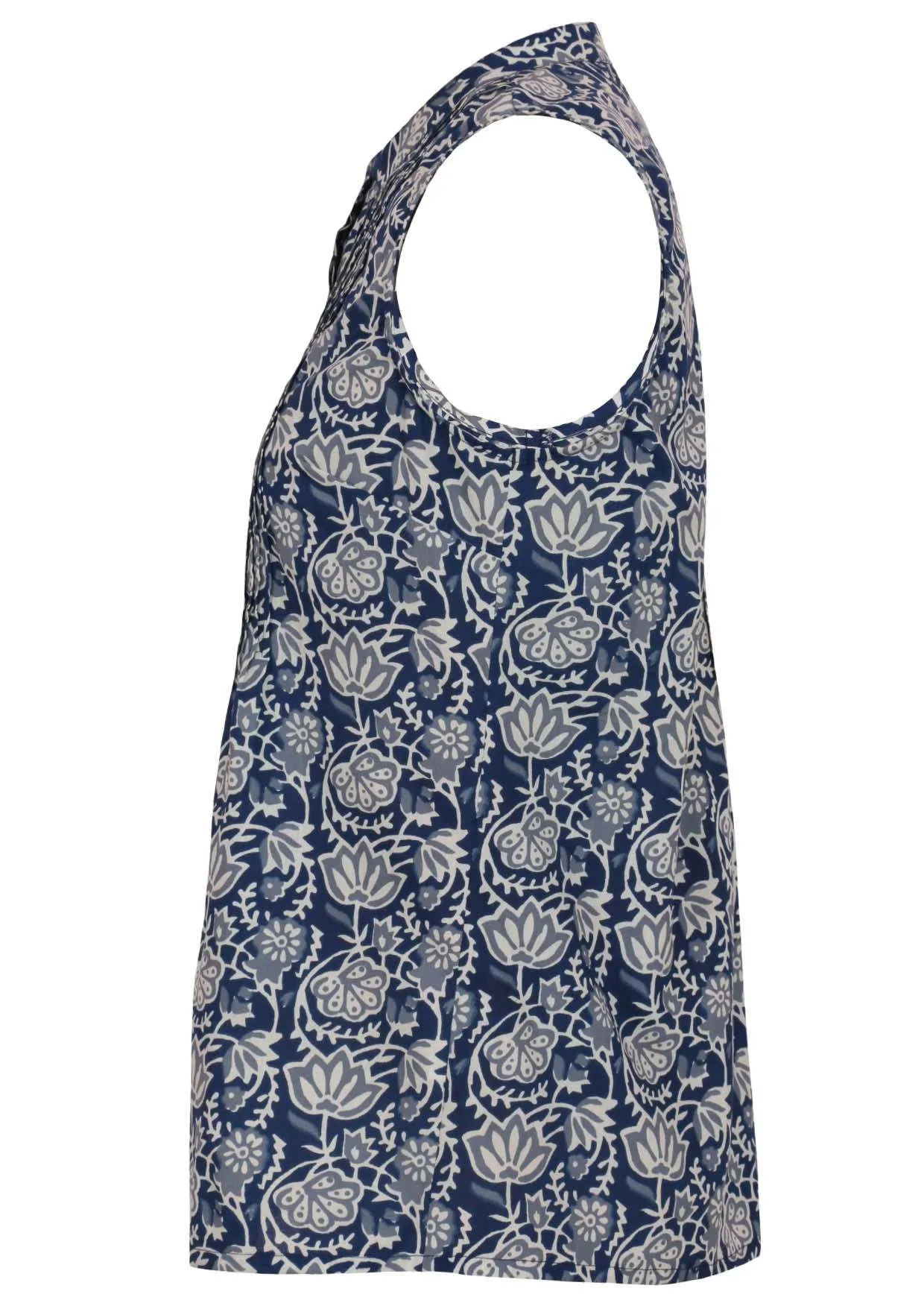 Camille Top Indigo