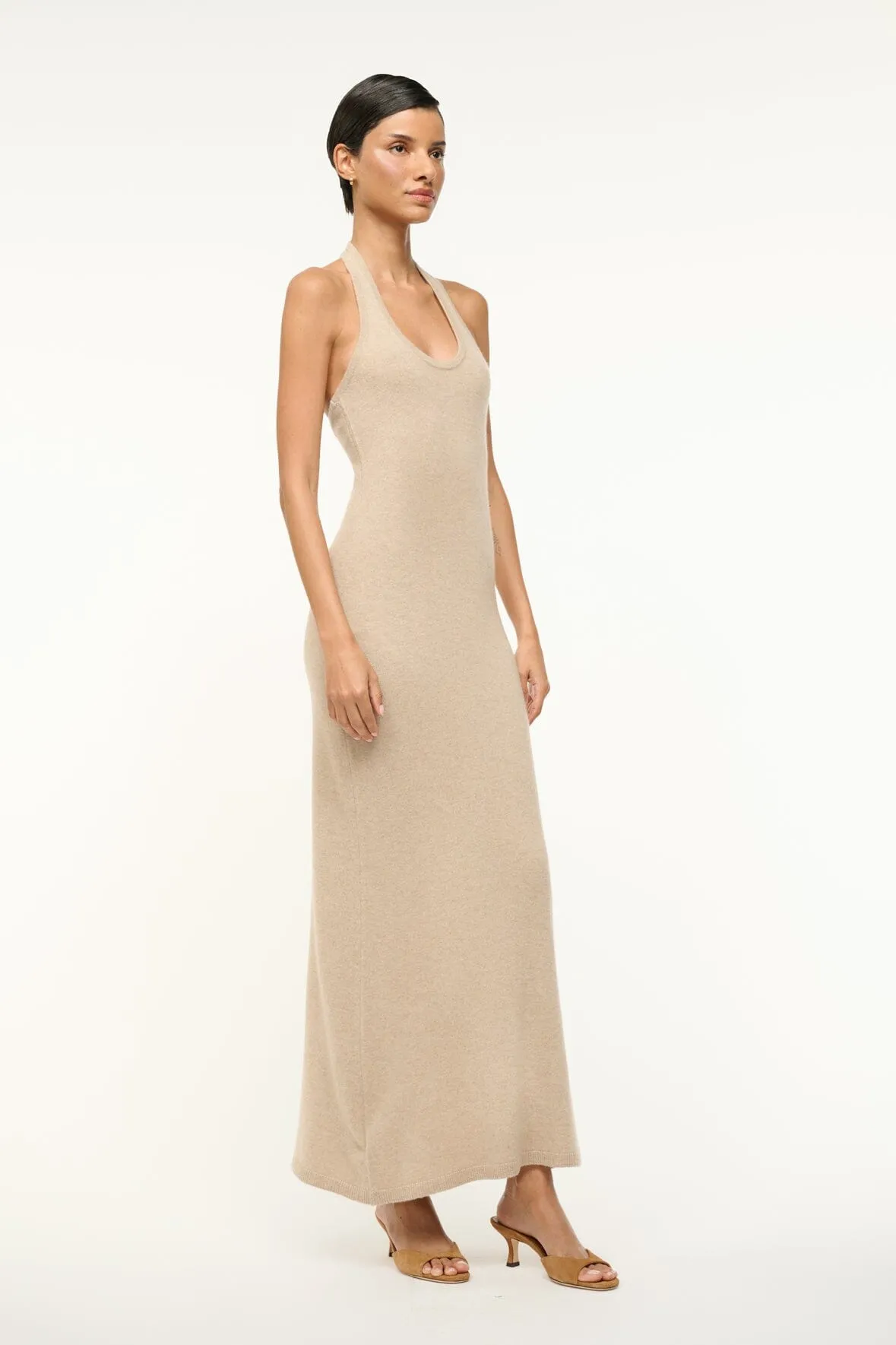 CANELA CASHMERE DRESS | STONE
