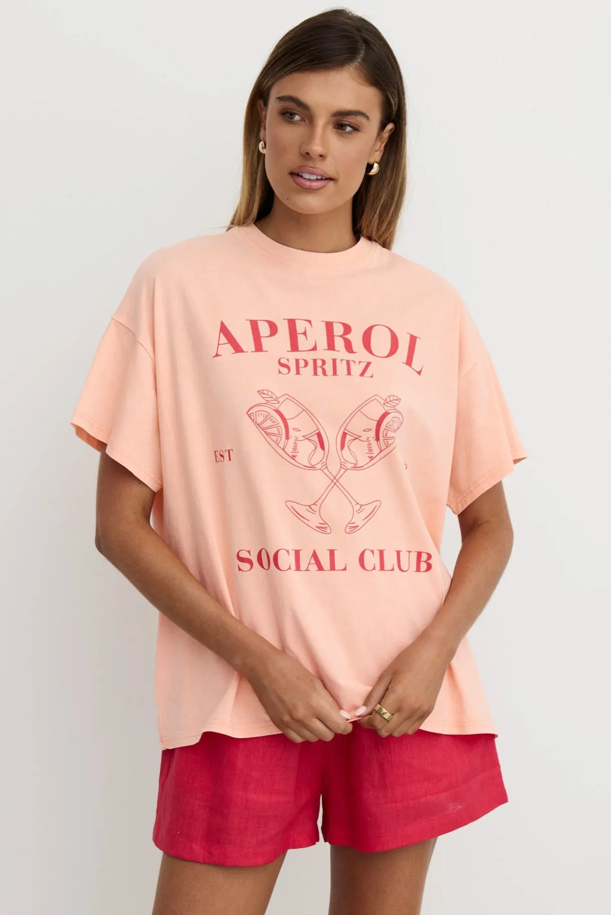 Cara Shirt (Peach)