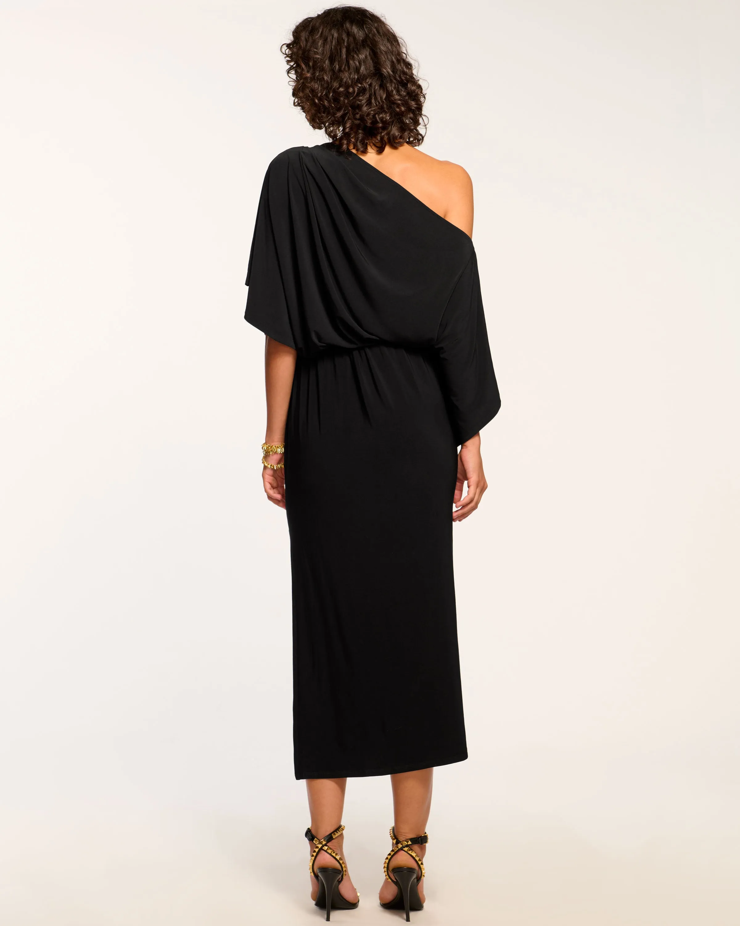 Carlina Off-The-Shoulder Jersey Midi Dress