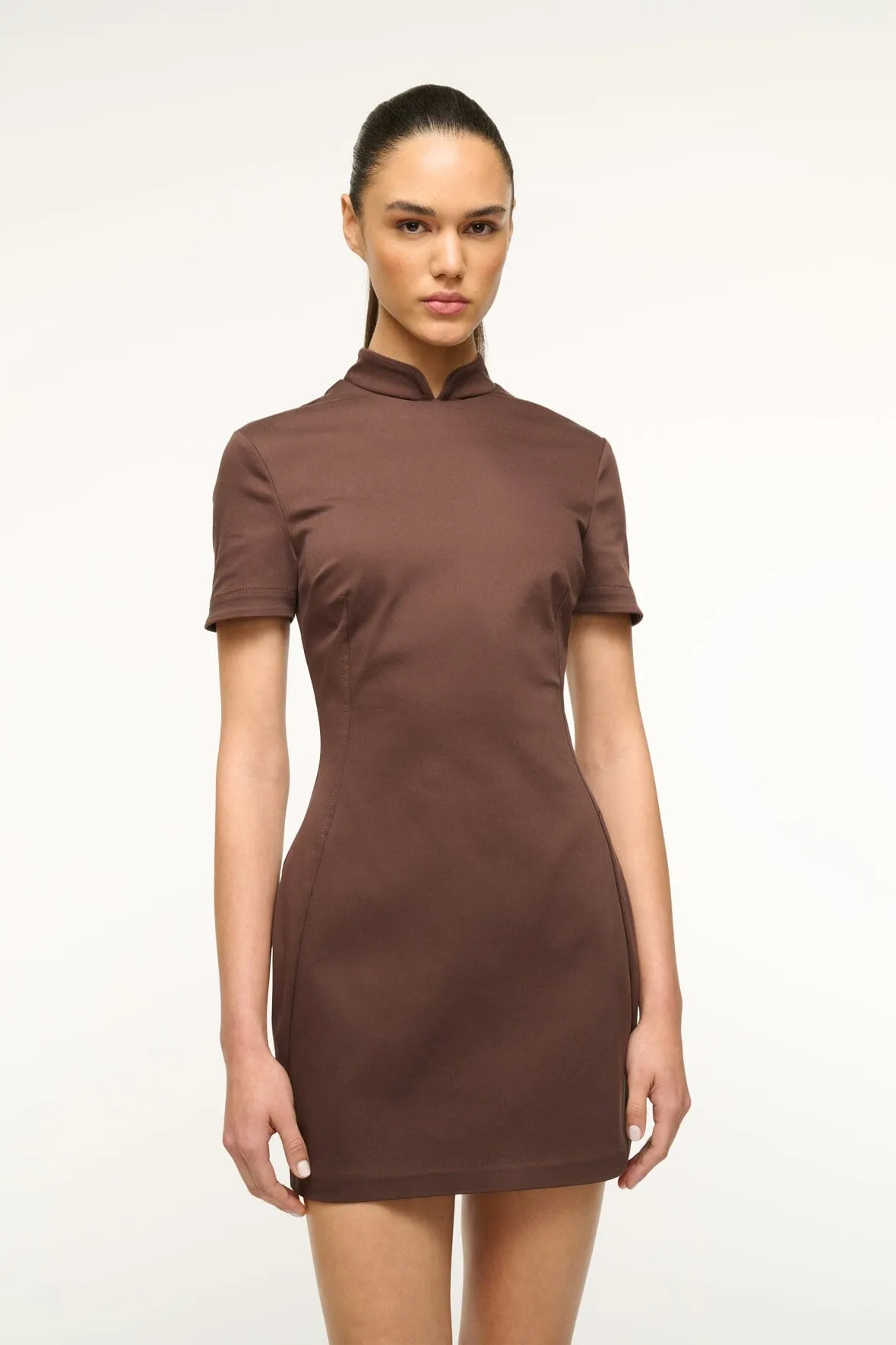 CASS DRESS | DARK CHOCOLATE