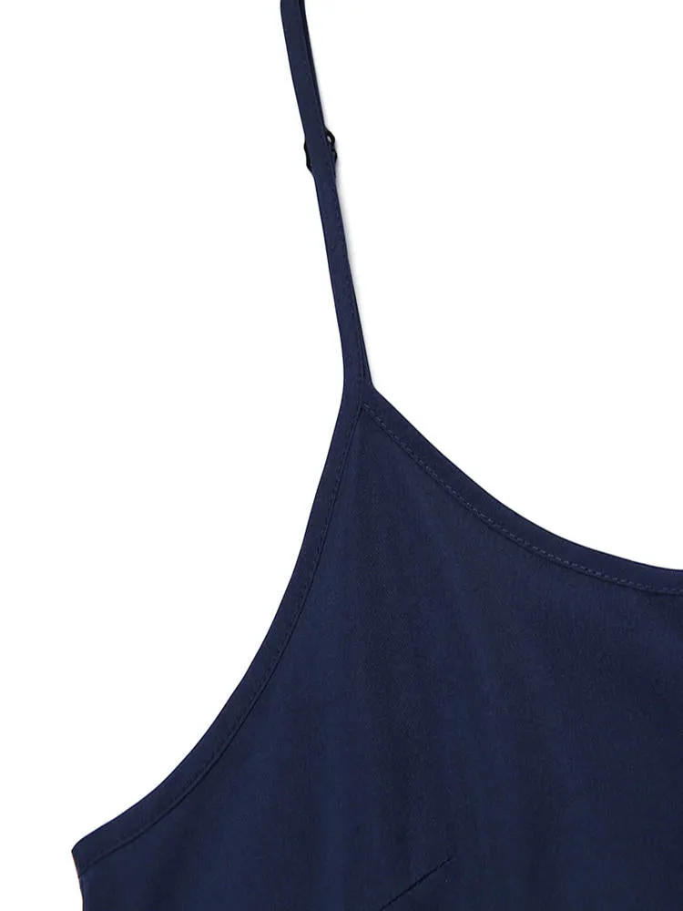 Casual Sleeveless Solid Summer Long Women Maxi Dress