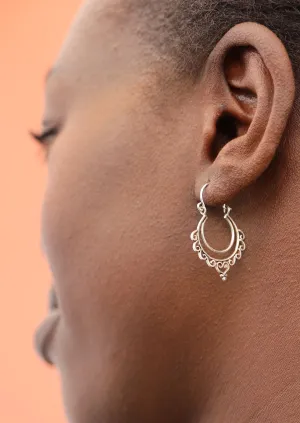 Celestial Slopes Silver Earrings