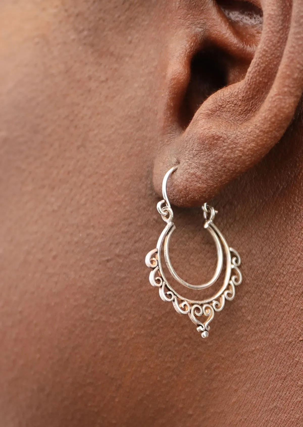 Celestial Slopes Silver Earrings