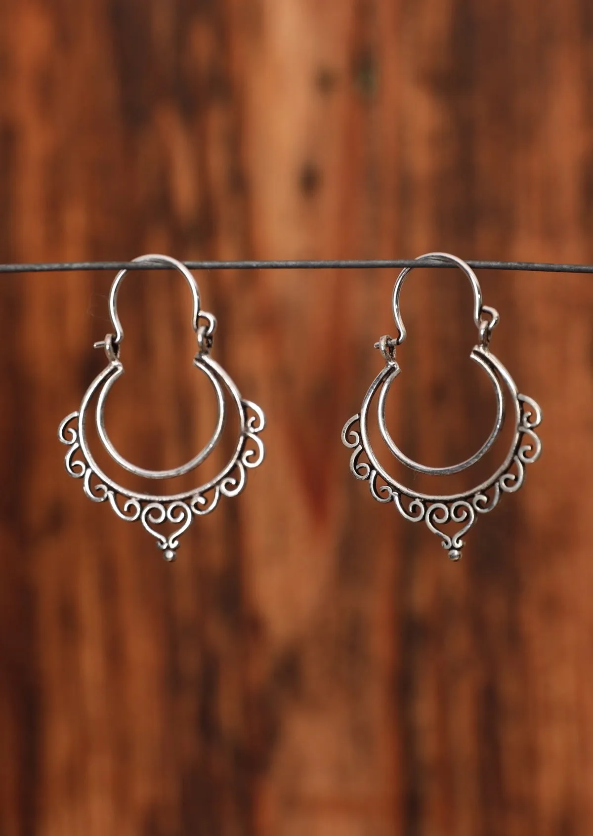 Celestial Slopes Silver Earrings