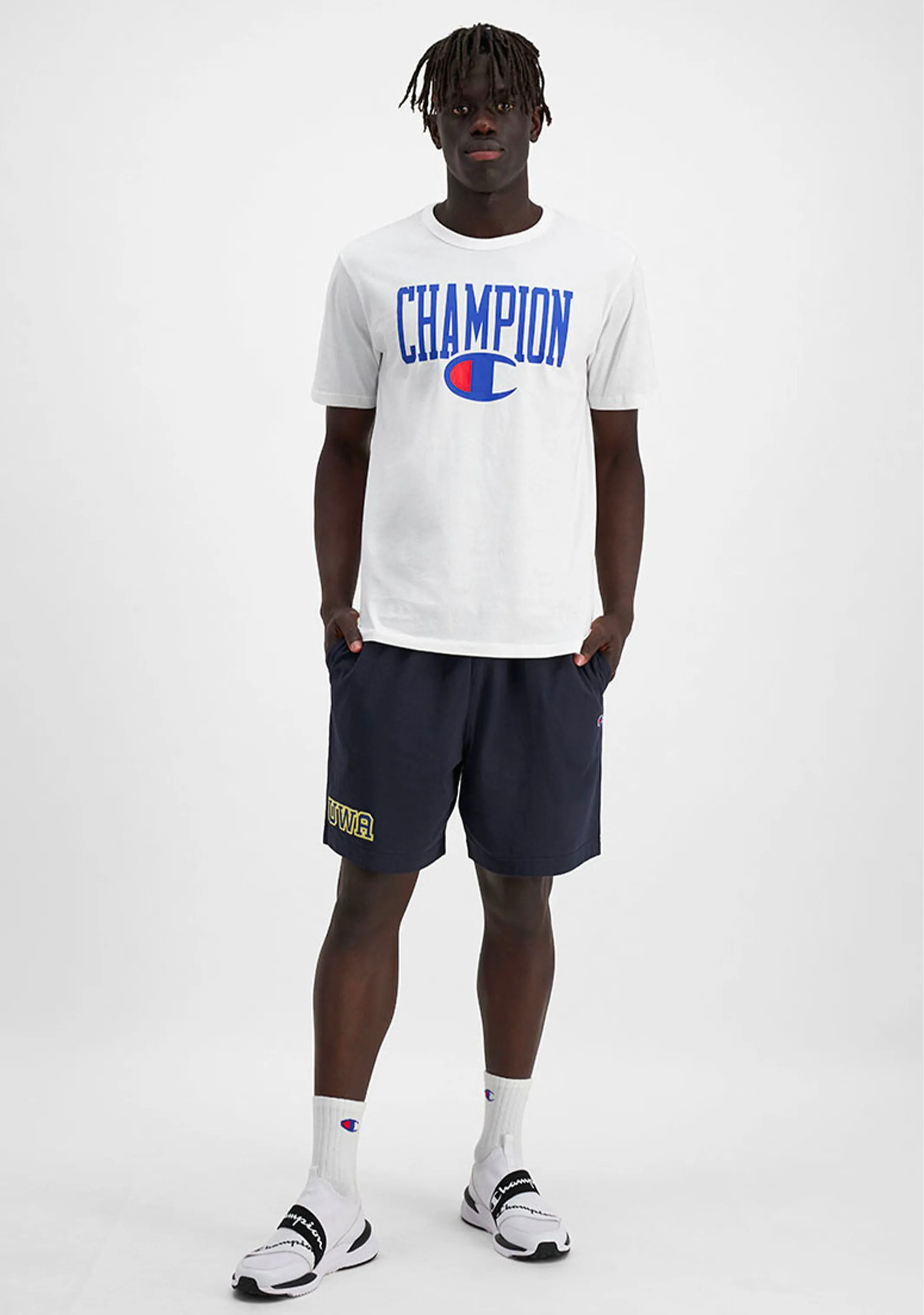 Champion Men's SPS Graphic Print Tee White