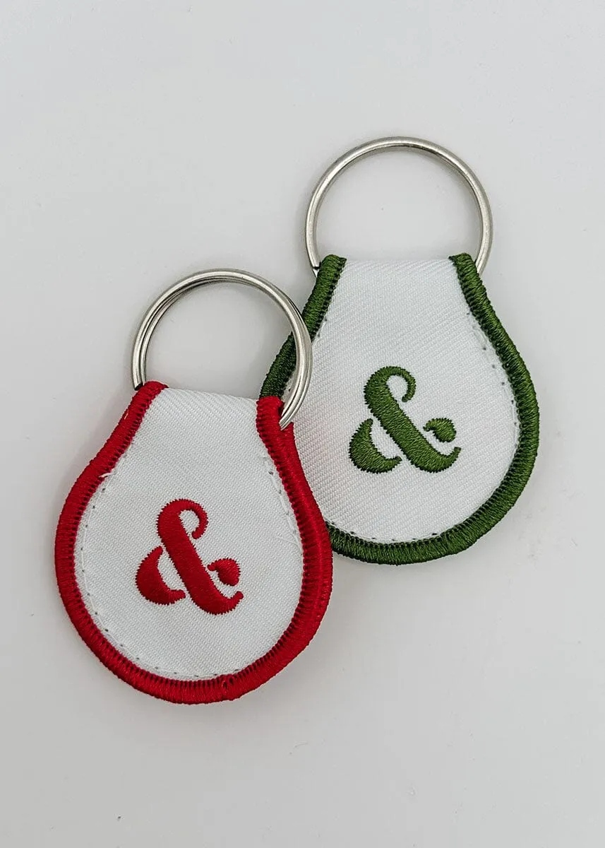 Chicago Dog Patch Keychain