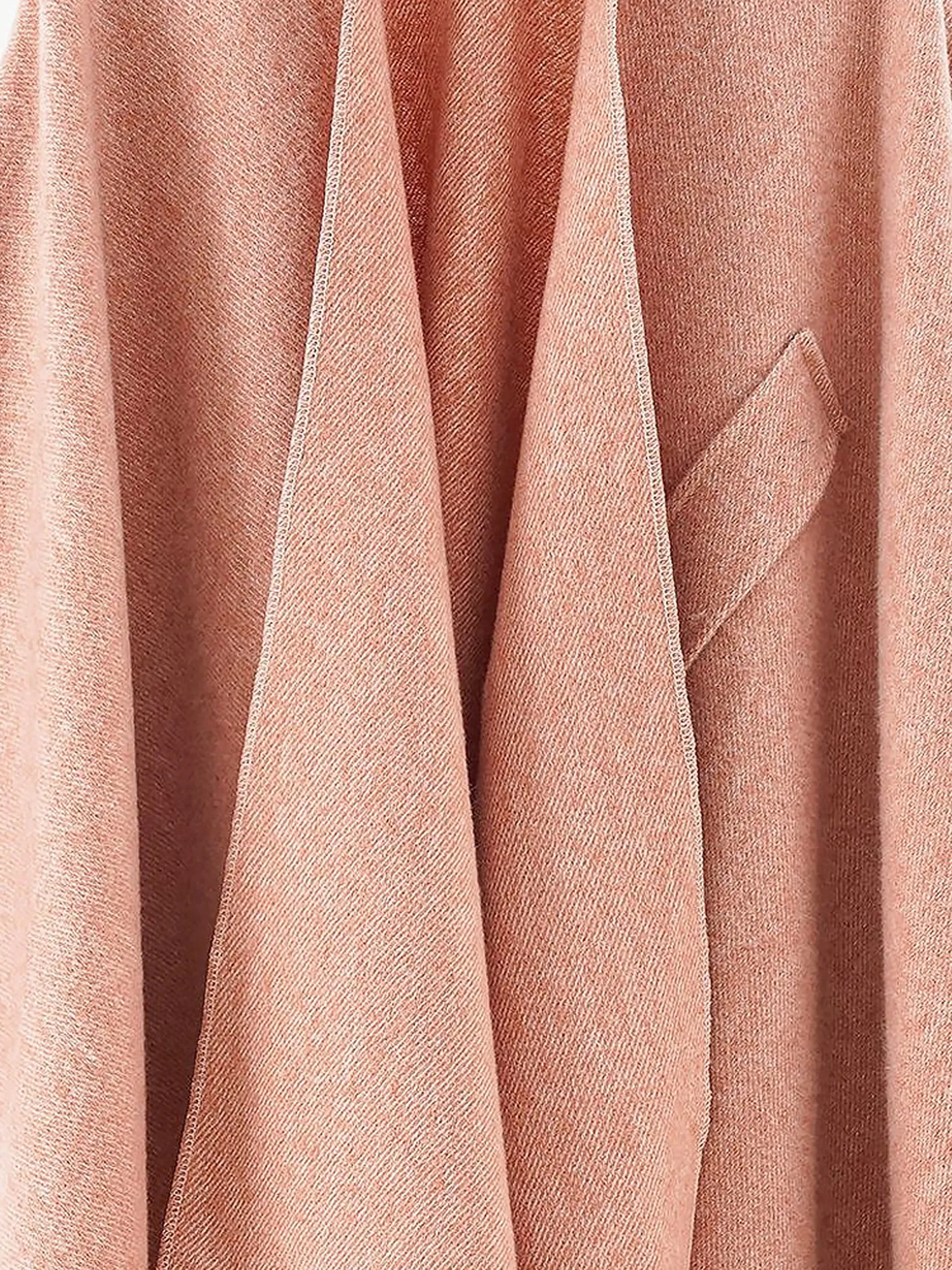 Colorblock Casual Irregular Shawl Wrap Cape
