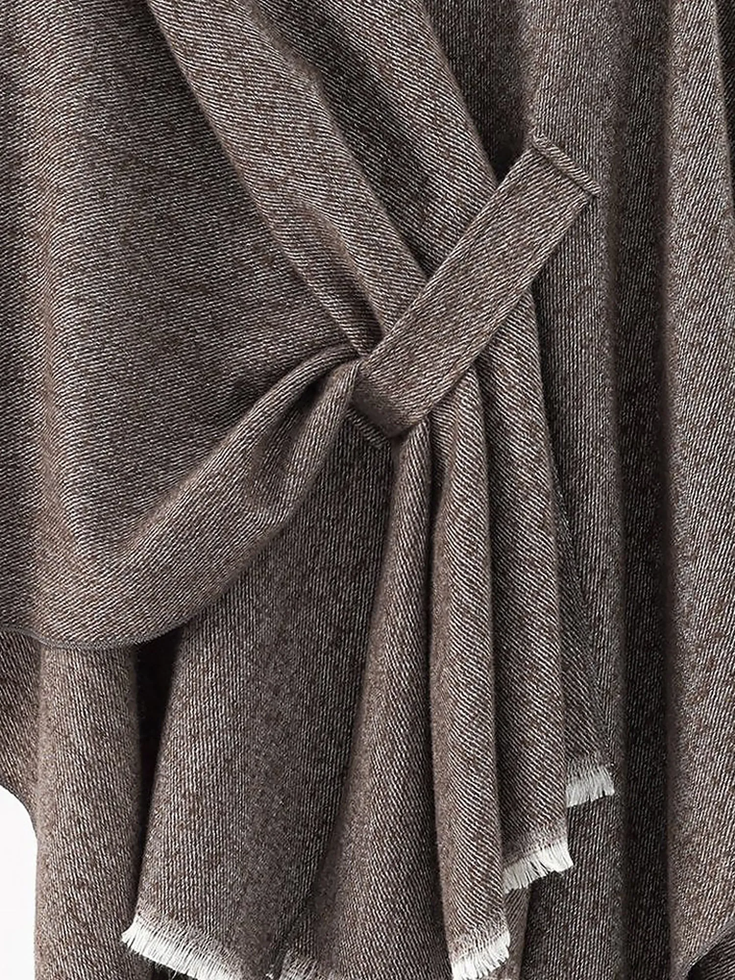 Colorblock Casual Irregular Shawl Wrap Cape