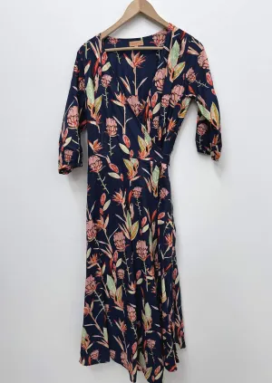 Cotton Maxi Dress 14 Sample Size Medium