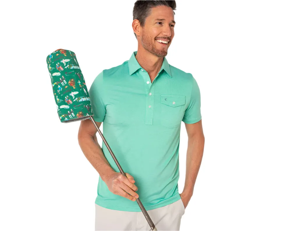 Criquet Men's Heather Performance Sport Players Shirt