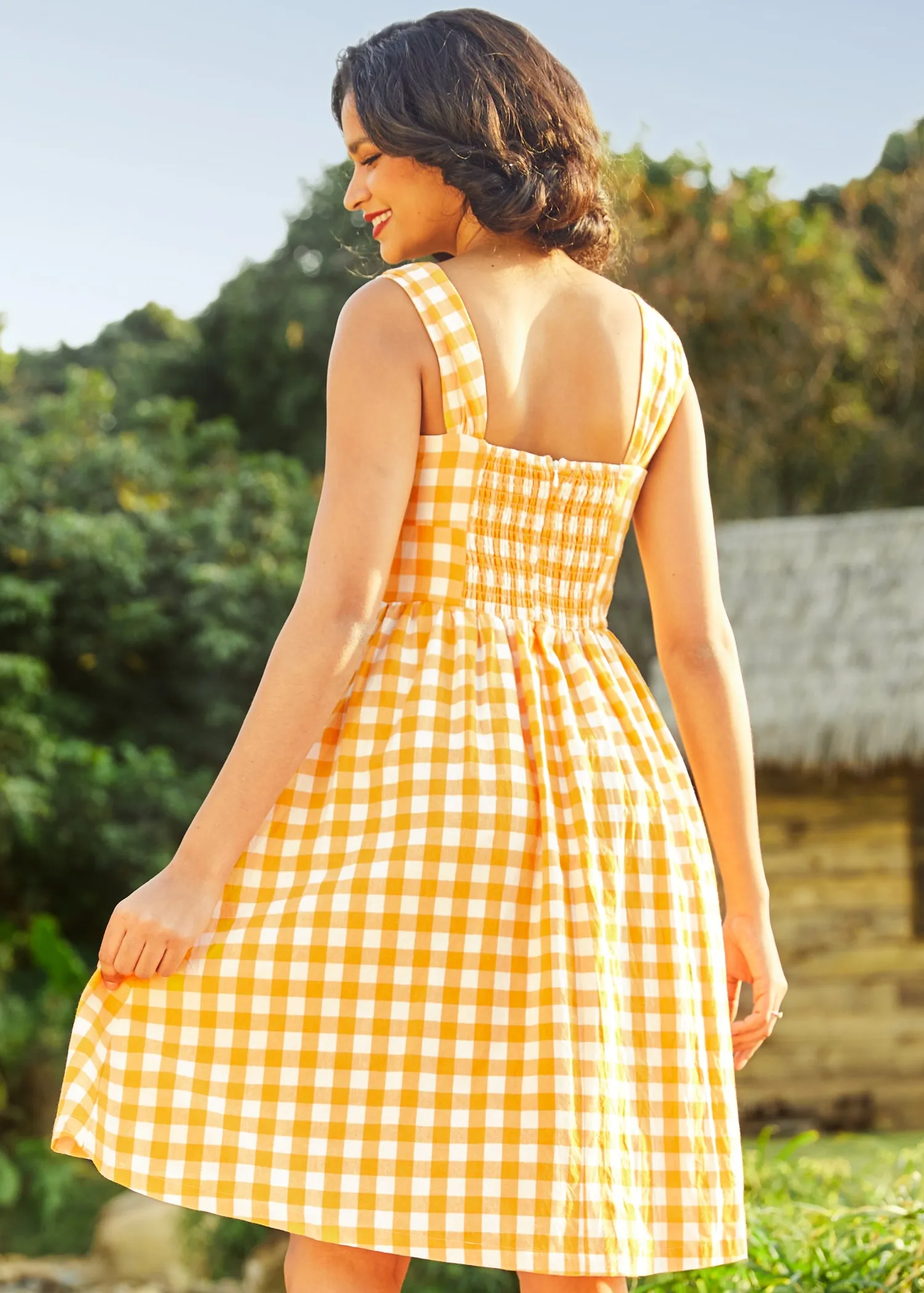 Dance Beneath the Sunrays Fairytale Midi Dress