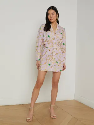 Demie Linen-Blend Shirt Dress