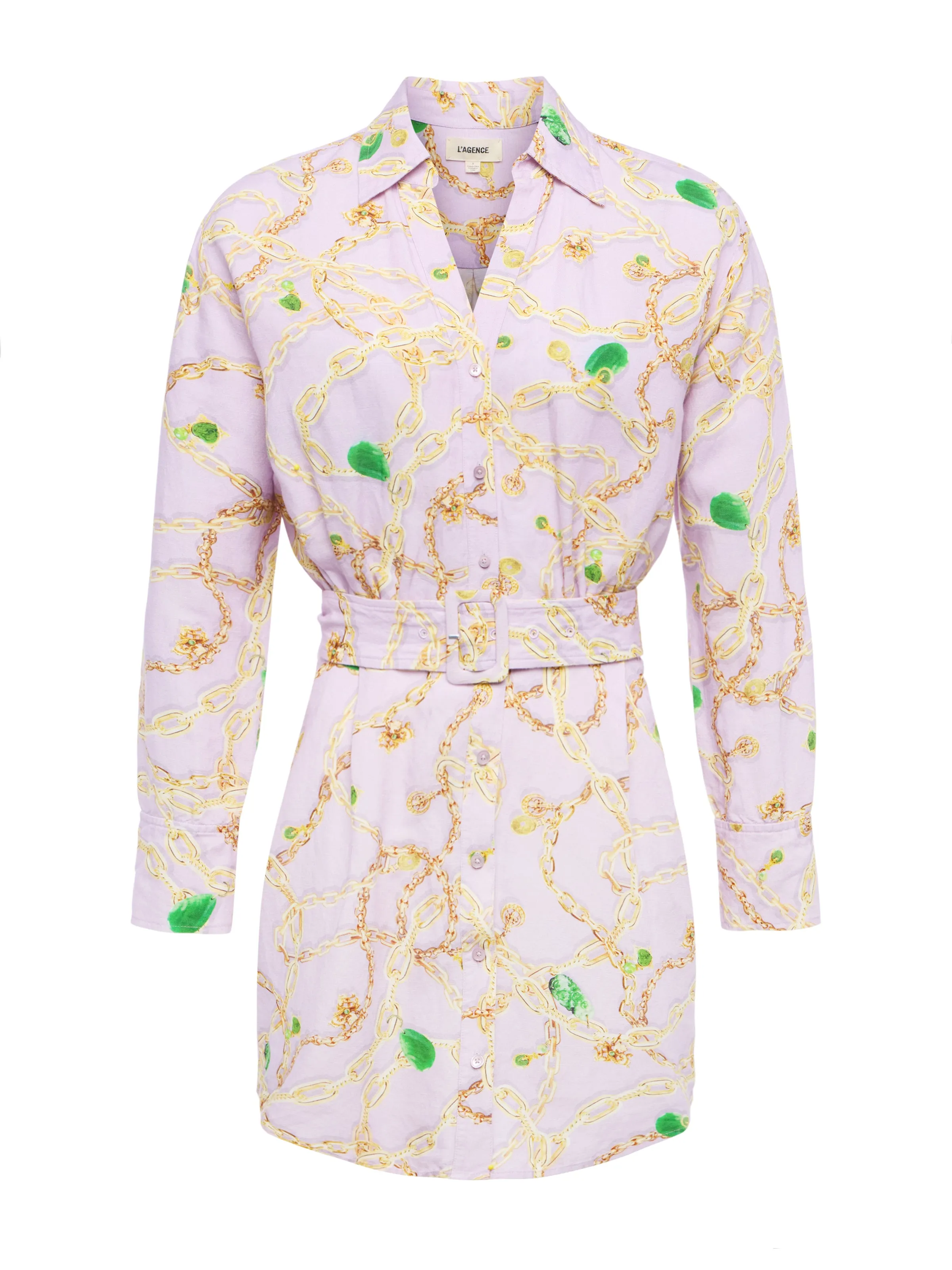 Demie Linen-Blend Shirt Dress