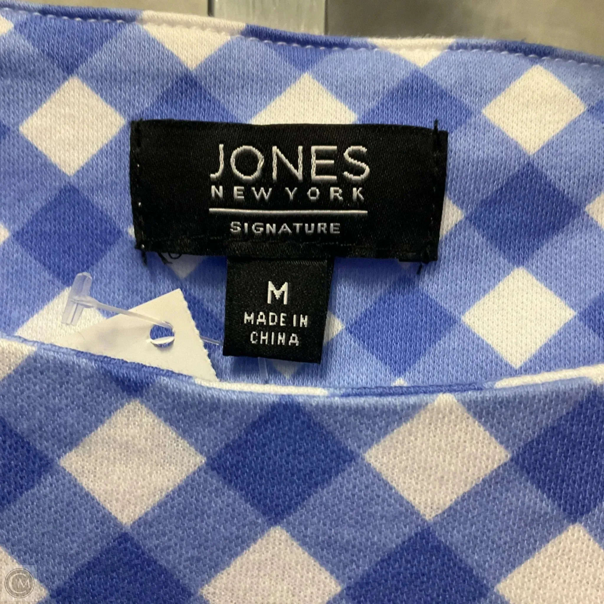 Dress Casual Short By Jones New York In Blue & White, Size: M