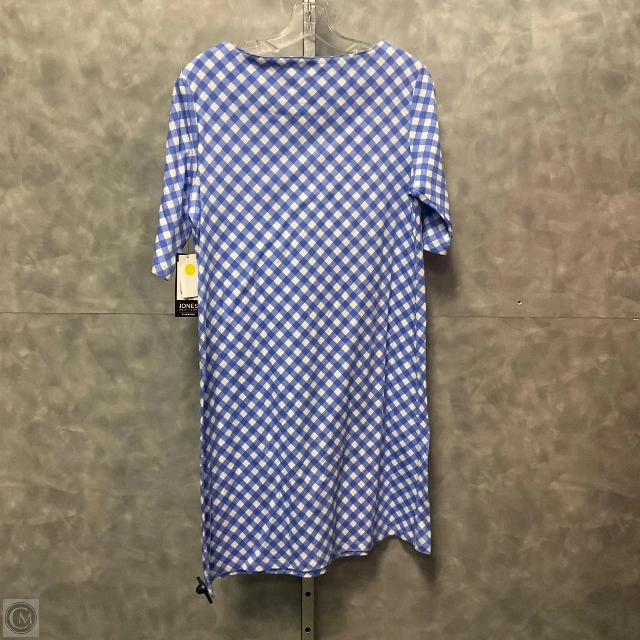 Dress Casual Short By Jones New York In Blue & White, Size: M