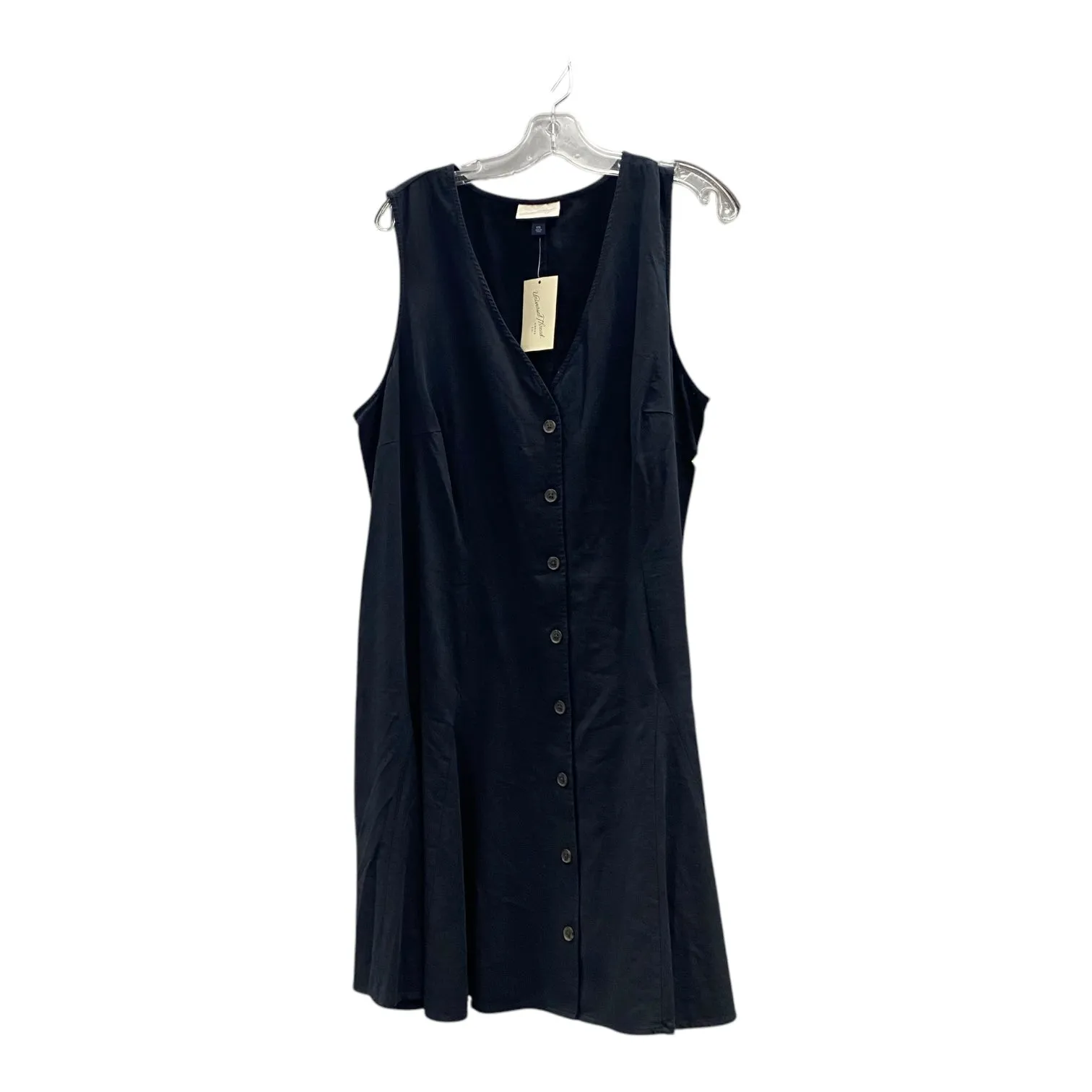 Dress Casual Short By Universal Thread In Black, Size:1X
