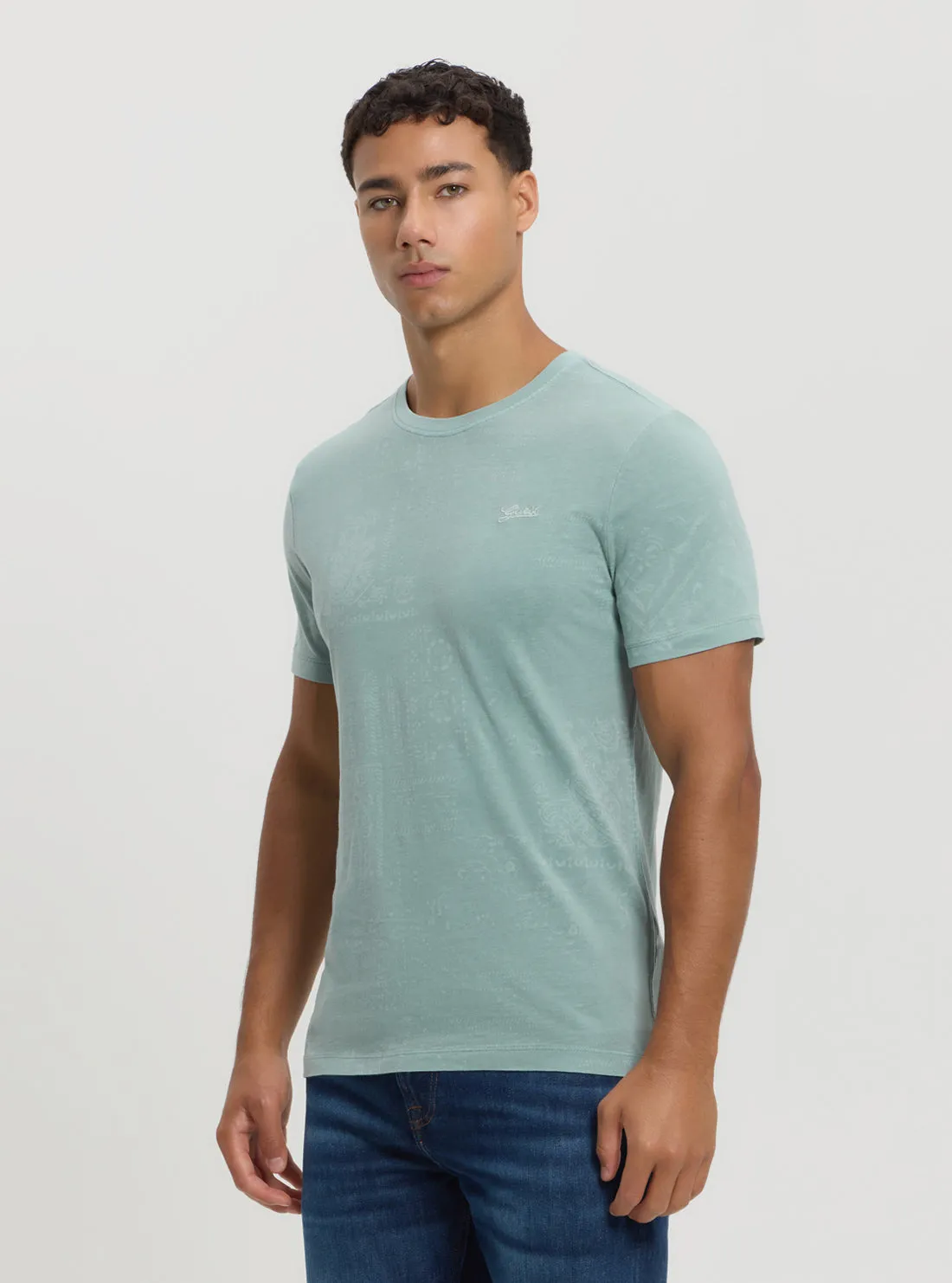 Eco Blue Lasered T-Shirt