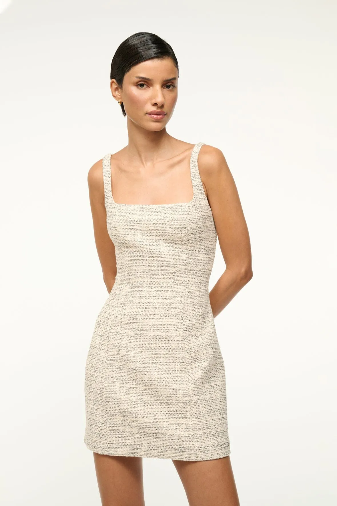 EDIE MINI DRESS | IVORY MULTI