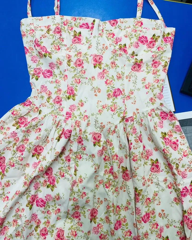 Elegant Events Corset Dress Sexy Strapless Midi Dresses